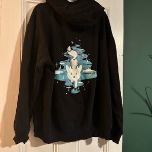 Netflix Hilda Twig Zip up Sweater XL Oversized